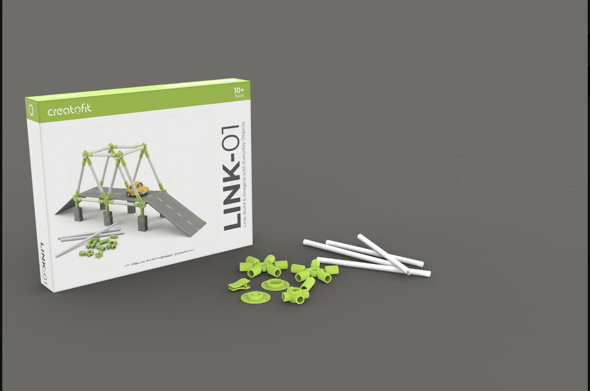 LINK-01 toolkit box with connectors and tubes